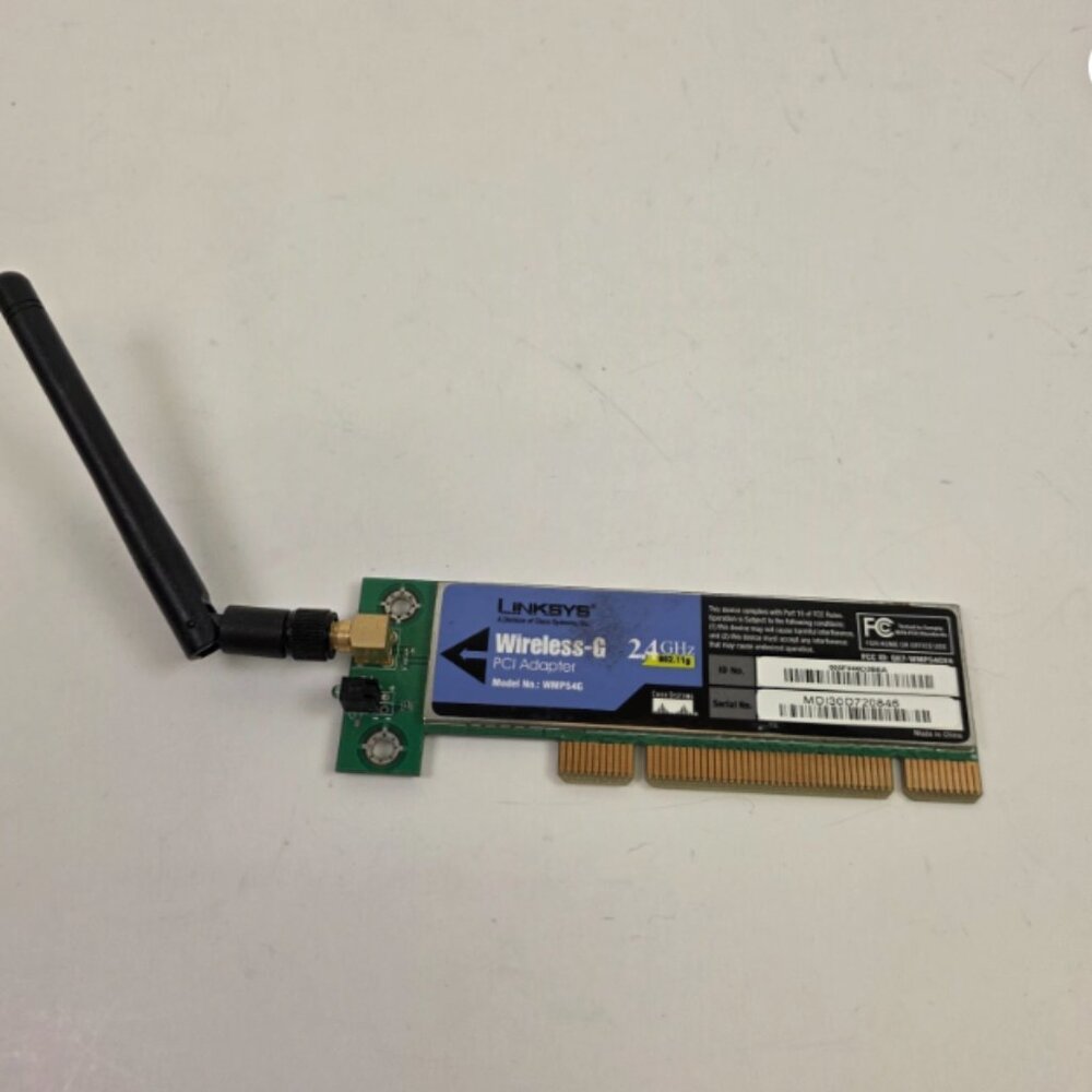 LINKSYS WIRELESS-G PCI ADAPTER WMP54G 2.4GHz 54Mbps
